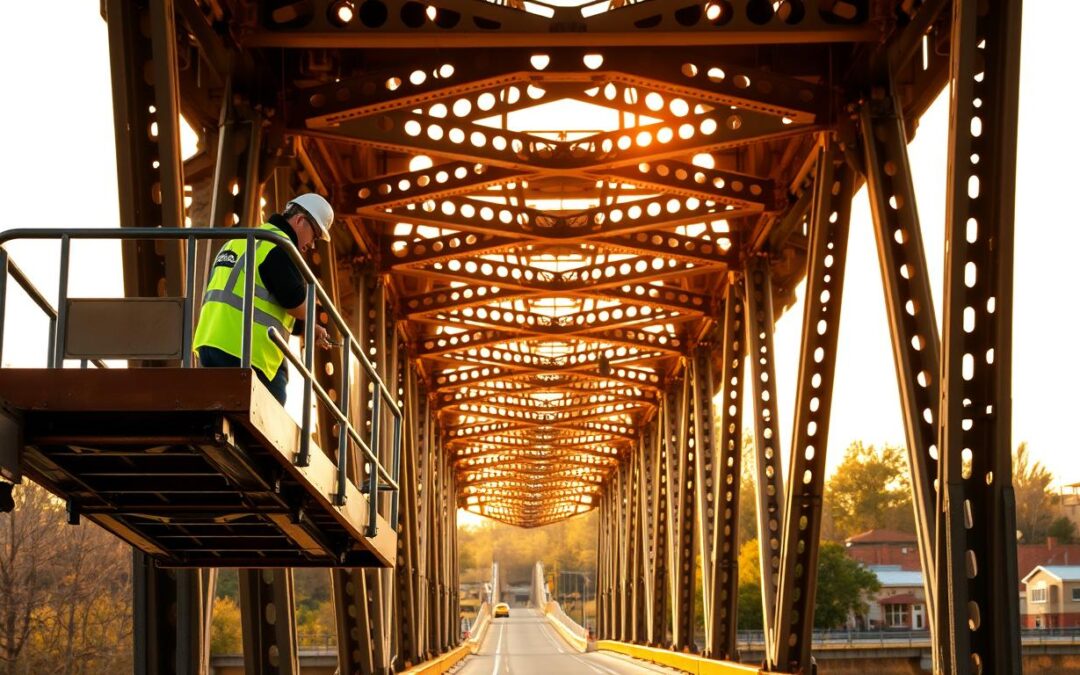 Navigating Truss Bridges: The Advantage of Articulating Under Bridge Platforms