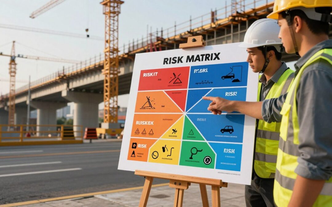 How to Build Risk Matrices for Under-Bridge Work Zones