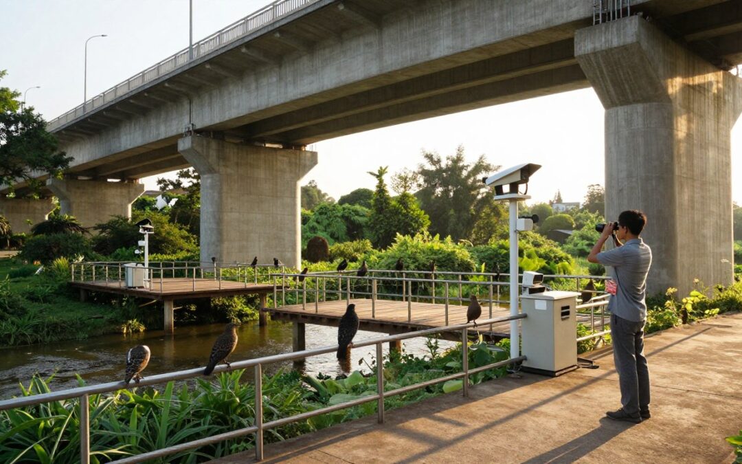 Under Bridge Access for Wildlife Monitoring and Habitat Studies