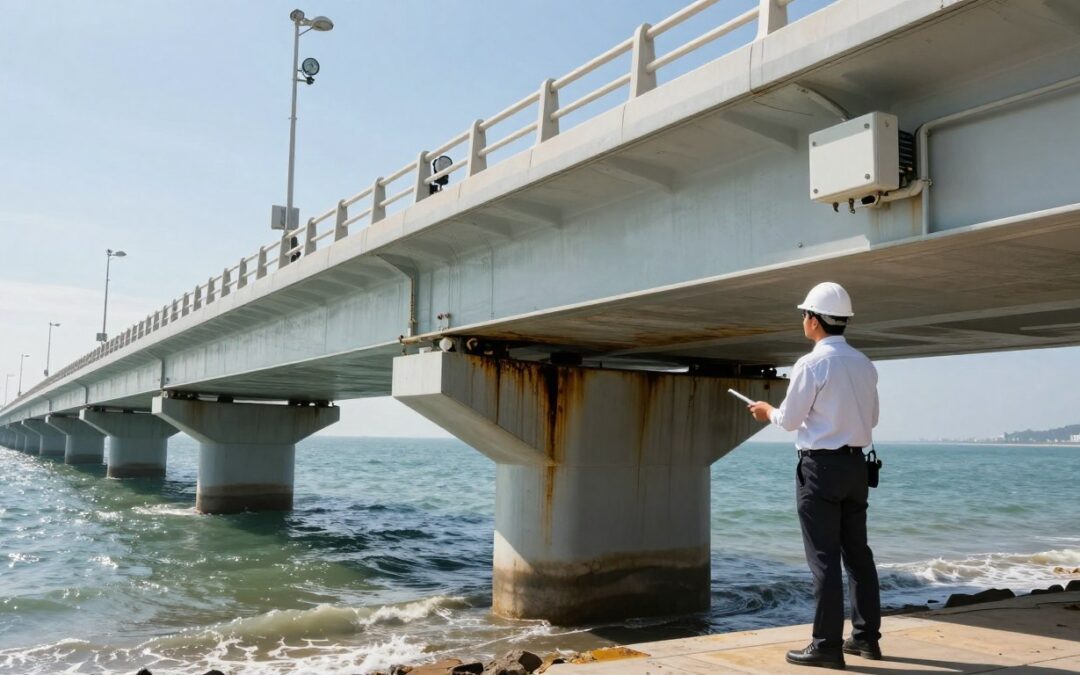 Corrosion Management in Coastal Bridge Structures Using Under-Bridge Platforms